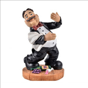 <span class=keywords><strong>Figurine</strong></span> de chef de cuisine en résine bon marché, modèle de décoration pour la vente en gros - Product Image 1
