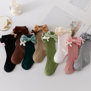 Bow bé cotton cô gái Vớ bán buôn Chất lượng cao trẻ em cô gái Vớ dài ống trẻ em của vớ - Product Image 5