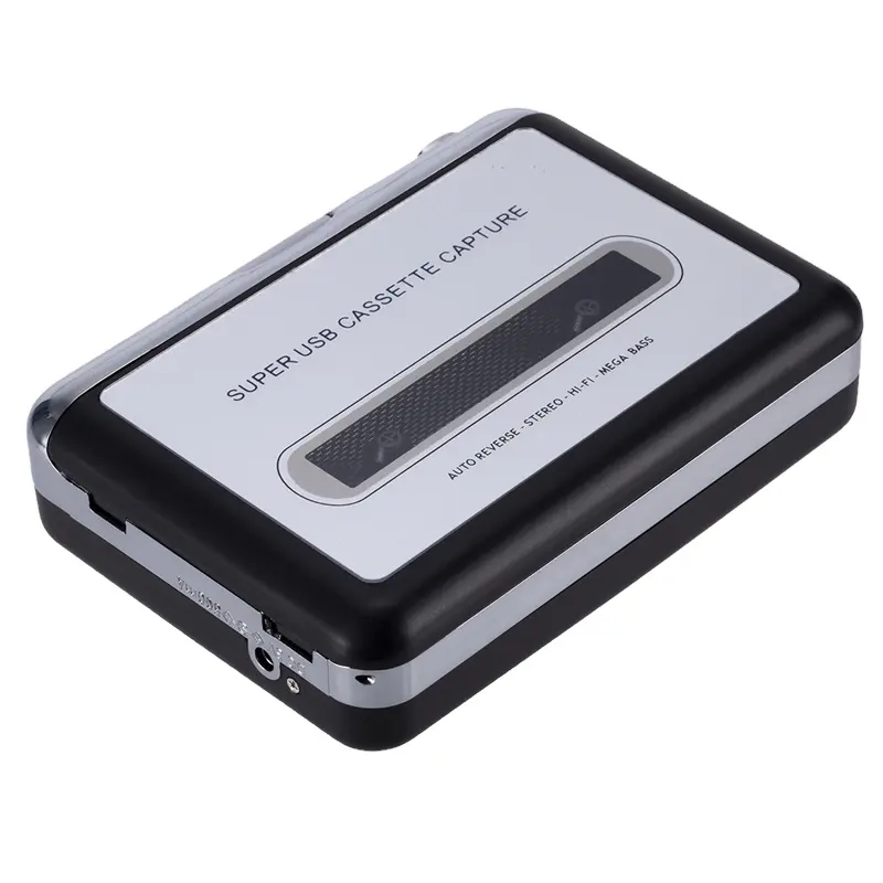 Alter Retro tragbarer USB-Kassetten aufnahme rekorder Radio Player, Band zu PC Super tragbarer USB-Kassetten-zu MP3-Konverter