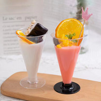 Verres à vin réutilisables MingYu Supplier en PS (forme de gobelet) avec tiges incassables, couleurs personnalisées, qualité alimentaire pour mariages