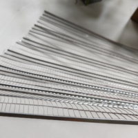 Prix d'usine 3.4 Rib Lath - 96\" X 27\" Acier galvanisé Dimensions personnalisées Plaque de latte nervurée pour plafonds Réduit les fissures du plâtre