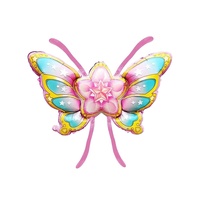 Fée baguette magique ailes feuille d'aluminium ballons princesse bandeau cheveux accessoires promotionnel ballon en gros