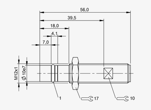 Sensor de Proximidad Inductivo de Alta Presión MT-BALLUFFBHS B249V-PSD15-S04 24V PNP NO Resistente a la Presión - Product Image 2