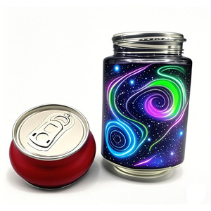 Rỗng Có Thể Đóng Gói 3.5G 7G 100Ml Soda Top Lon Thủy Tinh Tái Sử Dụng Container Lọ Với Vít Top - Product Image 4