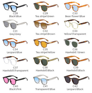 Lunettes de soleil <span class=keywords><strong>Jamie</strong></span> 5095 rétro à rivets en forme de riz, style européen et américain, protection UV400, monture complète, compatibles avec les verres de myopie, style Instagram - Product Image 6