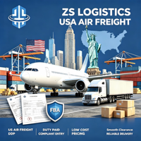 Agent d'achat Alibaba 1688, consolidation et reconditionnement, transitaire aérien DDP, ZS LOGISTICS, assurance USA, Royaume-Uni, Canada