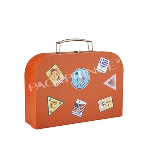 Di lusso High-End Mini valigia di cartone <span class=keywords><strong>per</strong></span> <span class=keywords><strong>neonati</strong></span> scatola regalo <span class=keywords><strong>per</strong></span> vestiti vuota riciclabile a mano opaco laminazione - Product Image 1