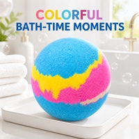Bombe de bain pour enfants avec jouet surprise à l'intérieur, produit de bain effervescent parfumé, OEM ODM, étiquette privée