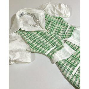 Set Due Pezzi S-L Personalizzabile all'Ingrosso, Giacca Blazer e Gilet in Stile Francese per Abbigliamento Femminile - Product Image 3