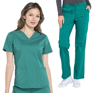 Vente en gros <span class=keywords><strong>pas</strong></span> <span class=keywords><strong>cher</strong></span> Vêtements <span class=keywords><strong>de</strong></span> travail élastiques d'été Gommages à manches courtes pour hommes et femmes - Product Image 1