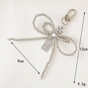 2025ใหม่พวงกุญแจลูกปัดสีอ่อนสำหรับตกแต่งกระเป๋าโทรศัพท์เครื่องประดับแฟชั่นสไตล์เกาหลี - Product Image 2