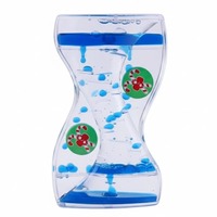 Minuteur à mouvement liquide fait main, prix direct usine, couleur et forme personnalisées, créatif, flottant, en acrylique, rempli d'huile et d'eau, pour anniversaire