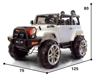 电动儿童骑乘车 12V 电池，带逼真家长遥控器，ABS 材料，男女通用，室内/室外玩耍，适合 3-8 岁 - Product Image 4