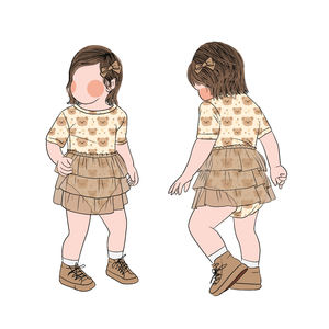 Little Glow Kid - Venta al por Mayor <span class=keywords><strong>de</strong></span> Bodys <span class=keywords><strong>de</strong></span> Tul con Botones a Presión para Bebés, Faldas para Niñas, Monos para Niños - Product Image 5