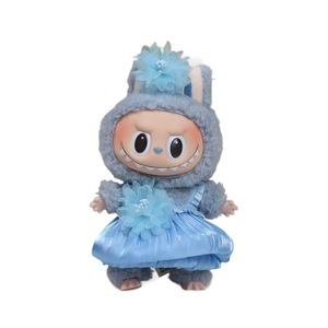Ropa para Muñeca Labubu de 17 cm, Vestido Negro con Flor, Adorable Accesorio de Repuesto para Muñecas de Peluche para Niñas - Product Image 5