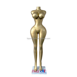 Maniquí brasileño BBL de cuerpo completo de fibra de vidrio de Venta caliente, maniquí africano dorado mate de cuerpo completo con curvas, <span class=keywords><strong>tetas</strong></span> <span class=keywords><strong>grandes</strong></span>, maniquí de culo grande para tienda - Product Image 5