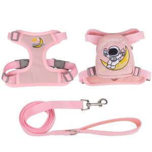 Nouveau XS taille mode harnais pour animaux de compagnie détachable laisse de chien gilet Style avec ruban coloré dentelle décor petits chiens collier de marche - Product Image 6
