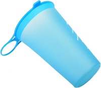 Gobelet souple pliable personnalisé en TPU 200 ml pour la course à pied et les activités de plein air hors route
