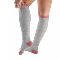 Bas de contention à compression graduée pour femmes et hommes, avec motif imprimé, pour le soutien des jambes et des genoux