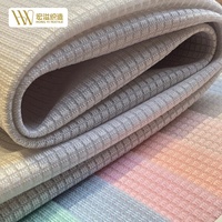 Tissu maille jacquard 3D tricoté warp, écologique, respirant, en nylon et polyester, à séchage rapide et anti-humidité, pour empeignes et languettes de chaussures
