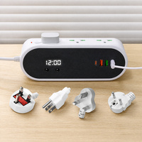 Multiprise universelle USB avec prises européennes, russes, américaines et thaïlandaises pour la maison et le bureau