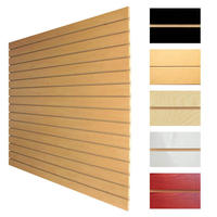 HiKUYA Vente en gros de panneaux muraux en MDF à lattes écologiques modernes personnalisés E1 pour la décoration de magasin de guitares