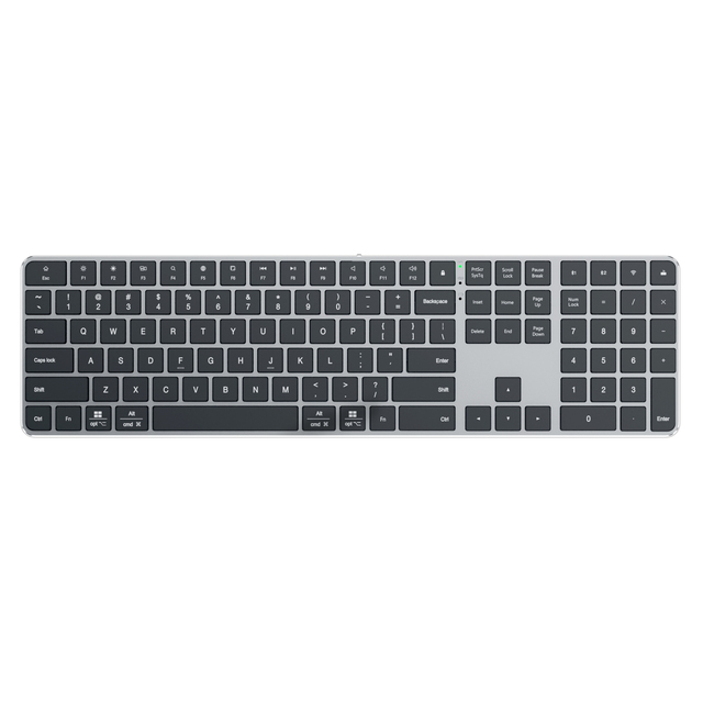 Stock OEM Wireless Scissor Switch Keyboard 2.4G 5.2 Dual Mode Full Keys Slim Design USB-C for PC/Laptop Black New Hot Selling