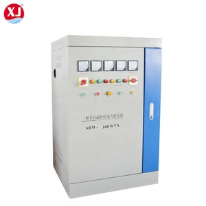 เครื่องควบคุมแรงดันไฟฟ้าอัตโนมัติ SBW 100KVA แบบเซอร์โวมอเตอร์ สามเฟส AC 380V 430V 440V สำหรับเครื่องทำน้ำแข็ง - Product Image 1