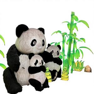 Fábrica de Faroles de Zigong, Faroles de Seda con Forma de Panda, Coloridos, LED, Impermeables, Hechos a Mano, para Diwali y Acción de Gracias - Product Image 1