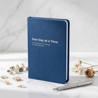 Agenda professionnel personnalisé en cuir PU B6 pour salon professionnel, motif de présentation haut de gamme, gaufrage à sec, matières premières durables