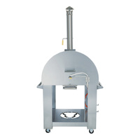 Four à pizza industriel en bois, Grill au charbon de bois pour BBQ