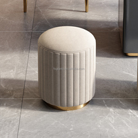 Mobilier de salon le moins cher petit pouf coloré chaise tabouret tabouret rond chaise de loisirs