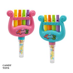 Jouets sucrés PLATO Promotion pour enfants - Ensembles d'instruments de <span class=keywords><strong>musique</strong></span> en plastique en forme d'harpe, design de dessin animé rose et bleu - Product Image 3