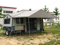 Grande tente de camping de voyage de luxe tente de remorque hors route pour la famille grandes tentes extérieures résistantes