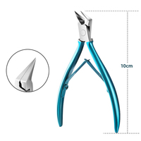 WELLFLYER-Coupe-ongles professionnel en acier inoxydable, pince diagonale à nez d'aigle, outils d'art des ongles, CN-383