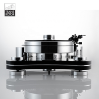 Tourne-disque JR Transrotor ZET3 avec garantie de 2 ans, réponse en fréquence 20Hz-20kHz, fonction silencieuse pour la lecture de vinyle, musique Hi-Fi