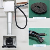 Support de projecteur motorisé, cintre de projecteur caché, élévateur avec télécommande, support de plafond de projecteur motorisé