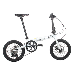 Vélo pliant Java X2 avec freins à disque, 9 vitesses, 20 pouces, pour hommes, suspension avant, antidérapant, vélo de cyclisme en plein air - Product Image 1