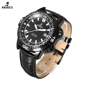 Nuovo Design dell'<span class=keywords><strong>orologio</strong></span> con Logo personalizzato <span class=keywords><strong>normale</strong></span> per uomo High Brand 200 Atm Waterproof Dome Crystal personalizzabile - Product Image 1