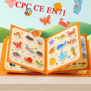 CPC CE EN71 trẻ em học sớm Sách tranh nước Câu Đố yên tĩnh màu Graffiti cho mẫu giáo Giáo Dục Sớm - Product Image 1