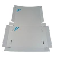 Boîte d'expédition écologique biodégradable avec logo personnalisé imprimé en feuille d'or, impression offset, boîte en carton ondulé pour l'emballage des produits