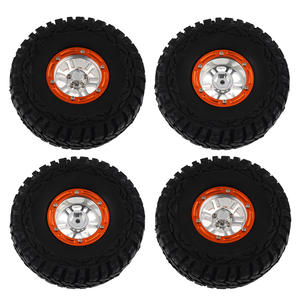 1.9 אינץ 'גבוהה סיווג סגסוגת מתכת גלגל rims רכזת ו צמיגים להגדיר עבור צירית rith trx4 1/10 rc rc דגם חלקי מכונית - Product Image 2