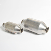 محول حفاز مستدير عالي التدفق 200-600 خلية عالمي DPF SIC SCR DOC 2 "" 3"