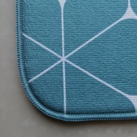 Lot de 2 tapis de séchage de vaisselle bon marché dans le comptoir de cuisine avec logo personnalisé grand tapis de séchage absorbant rapide Fabricant de tissu