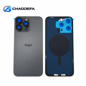 Vente en gros d'usine : Remplacement de la vitre arrière pour iPhone 15 Pro Max, coque arrière, panneau arrière, pièces de rechange pour réparation de la vitre arrière - Product Image 1