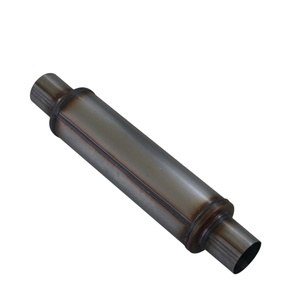 Silenciador de escape universal Resonador 304 Acero inoxidable 2,5 Pulgadas <span class=keywords><strong>Inelt</strong></span> Salida de 2,5 pulgadas - Product Image 5