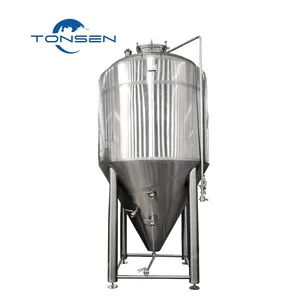 6000L Fabricación de cerveza de acero inoxidable y tanques de fermentación de enfriamiento de glicol tanque de fermentación