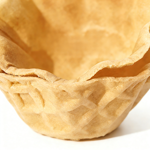 Cônes gaufrettes à fond plat, taille standard, croustillants et sains, coupelles de service DIY pour gelato, crème glacée molle et garnitures - Product Image 4