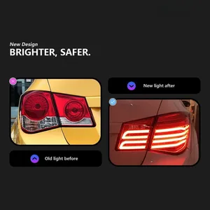 Feux arrière de voiture avec feux de jour à LED et clignotants dynamiques pour modèles 2009-2014 - Product Image 4