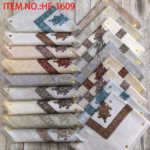Keffiyeh Yemení Bordado, Turbante de Lana de 55x55 Pulgadas, Chal Shemagh Árabe, Pañuelo para la Cabeza para Hombre, Chal Musulmán Tradicional de Omán, Shilan - Product Image 2